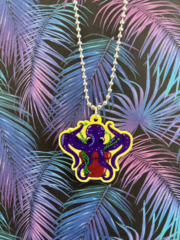 Potted Octopus Necklace