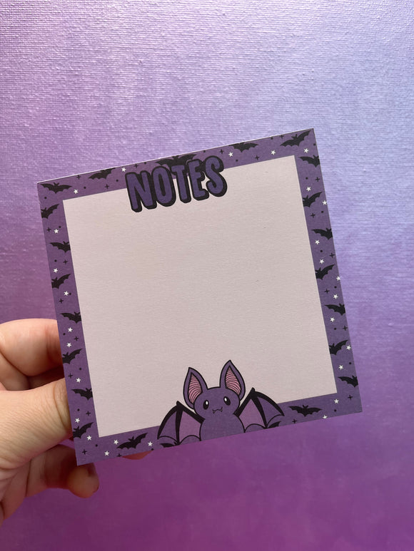 Bat Note Pad