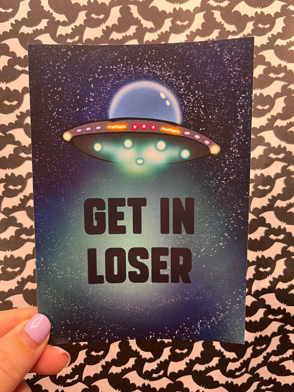 Get in loser Postcard