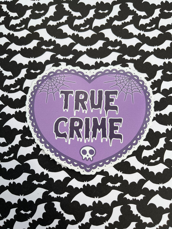 True Crime Vinyl Sticker