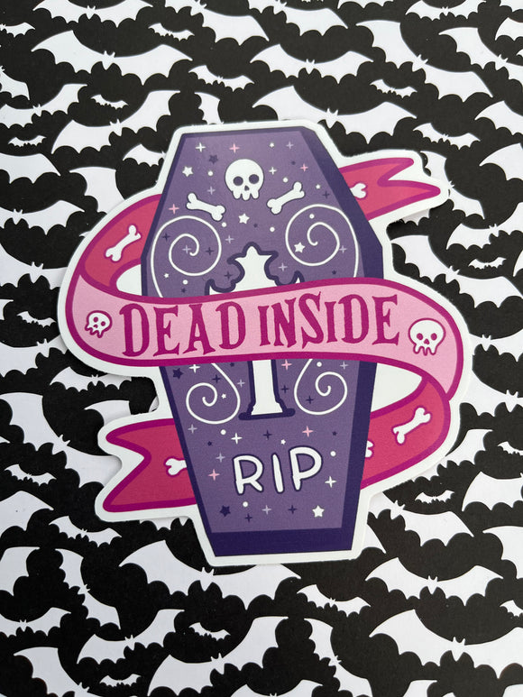 Dead Inside Vinyl Sticker